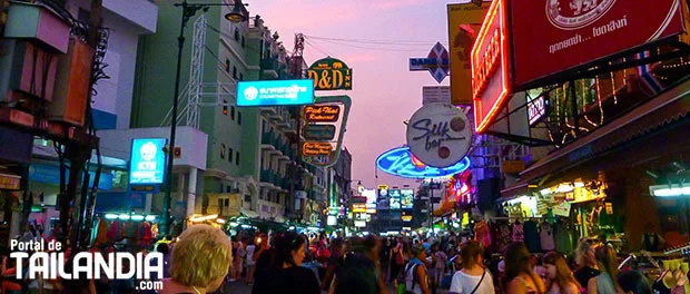 Salir de fiesta por Khao San Road en Bangkok