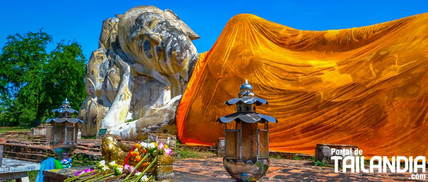 Buda reclinado de Ayutthaya