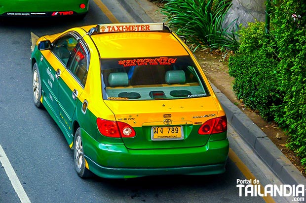 Coger un taxi en Bangkok