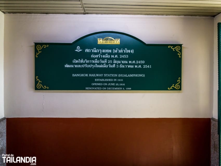 Conociendo la estación de Hua Lamphong en Bangkok