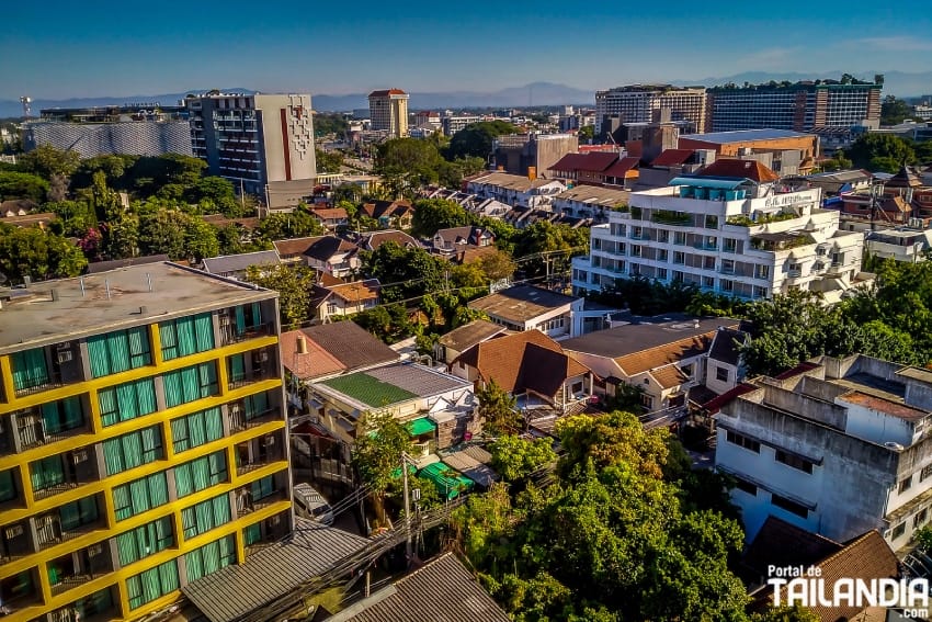 Contemplando la ciudad de Chiang Mai