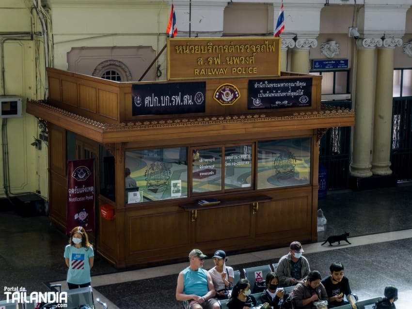 Estación de policía en Hua Lamphong
