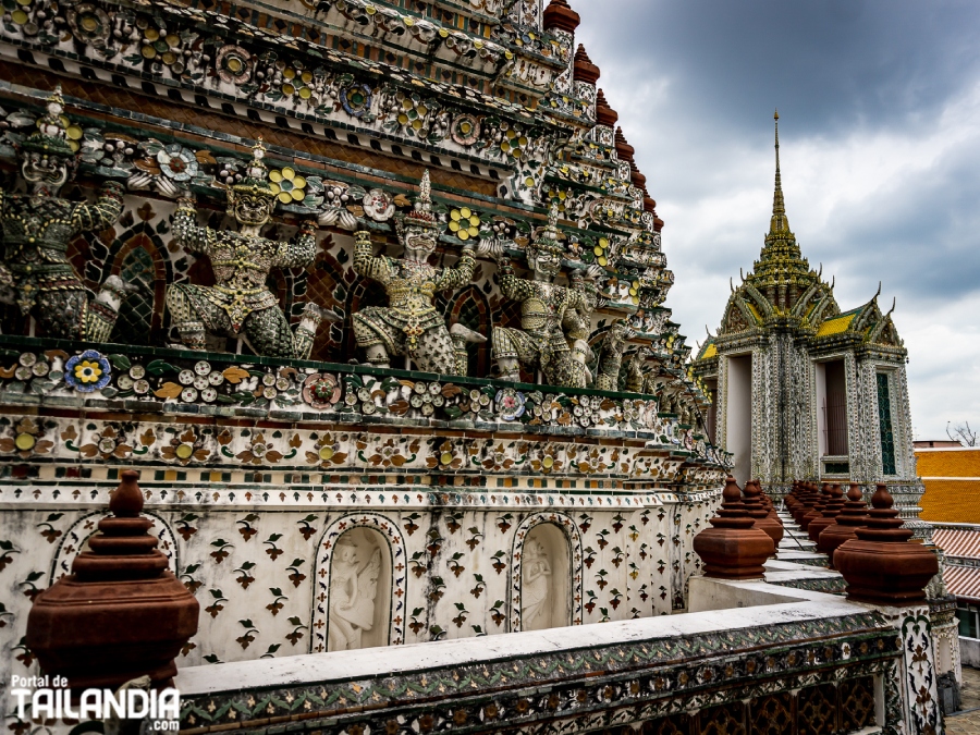 Explorando el santuario Wat Arun de Bangkok