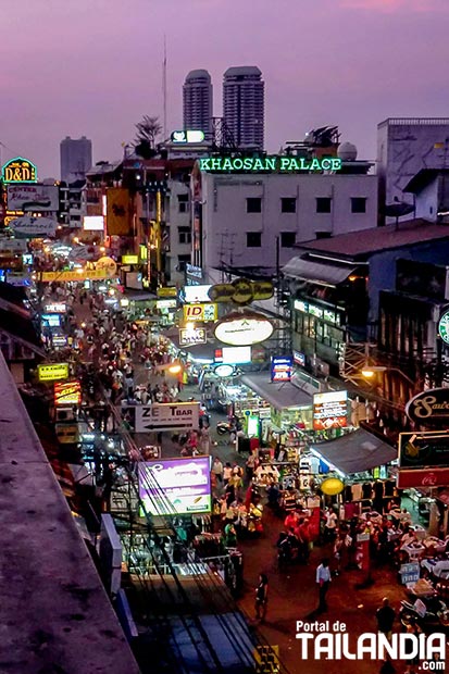 Khao san Road de noche