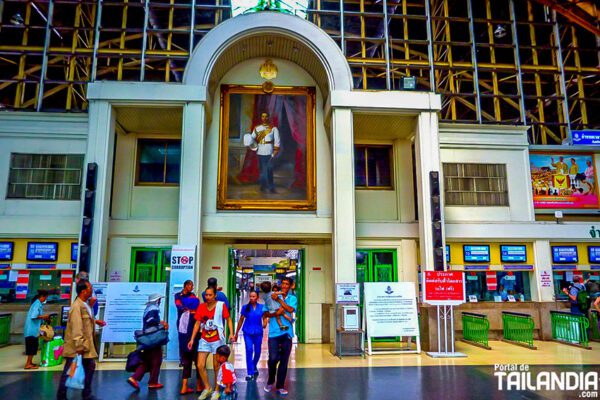 La estación de tren de Bangkok