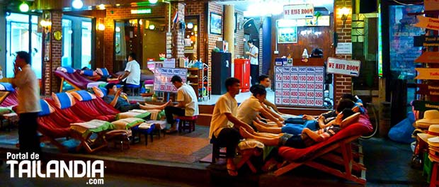 Masajes de pies en Bangkok