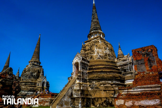 Templo histórico de Ayutthaya