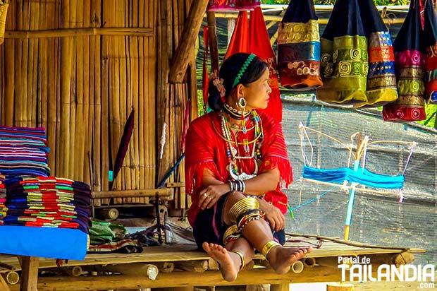 Tienda artesania poblado tribal
