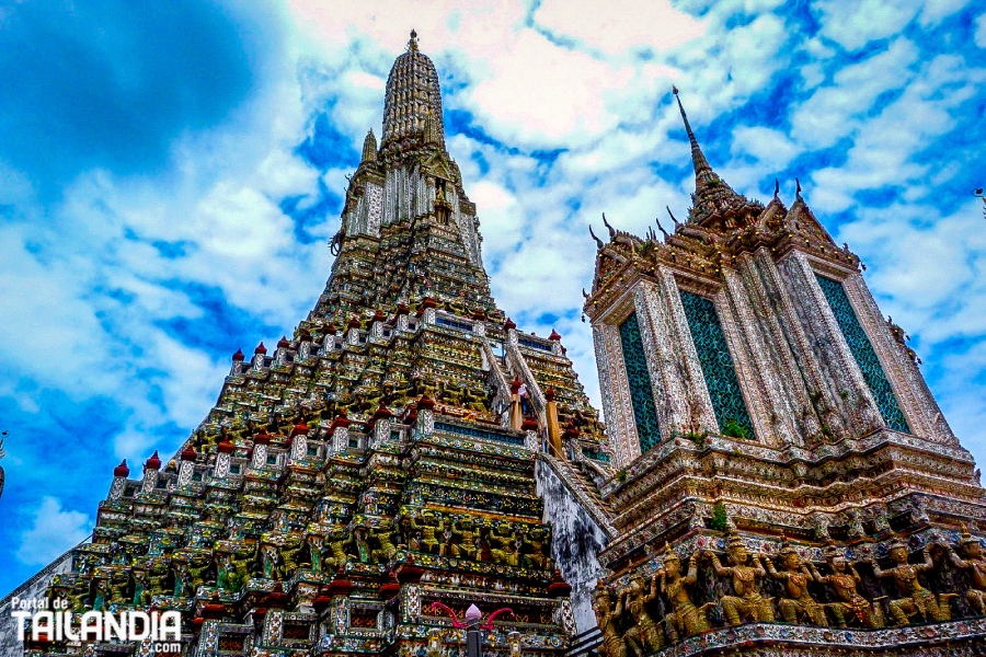 Visitando el santuario de Wat Arun de Bangkok