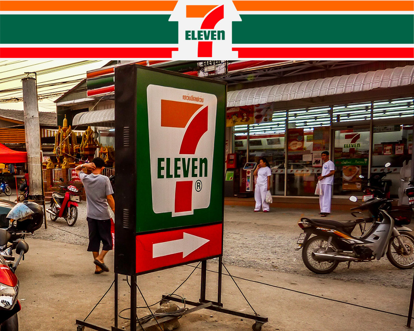 7 Eleven, la marca más conocida en Tailandia