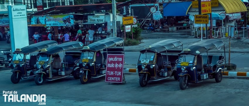 Moverse por Chiang Mai con tuk-tuk