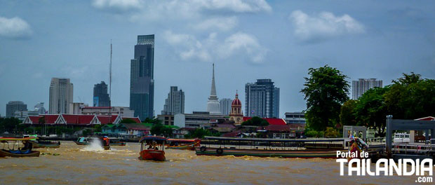 Orillas del Chao Phraya de Bangkok
