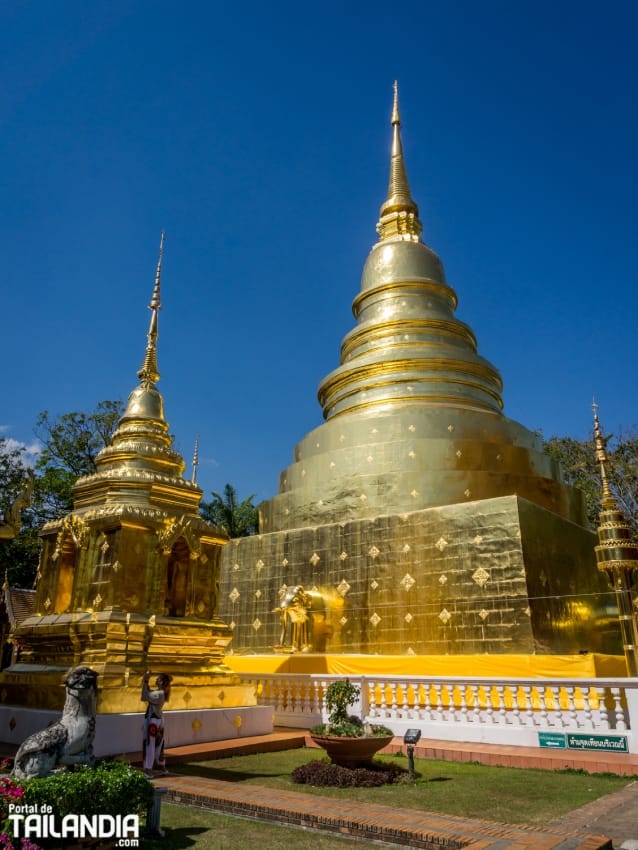 Pagoda en Wat Phra Singh Chiang Mai