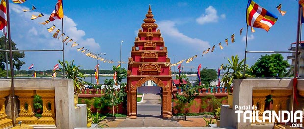 Wat Ounalom en Phnom Penh