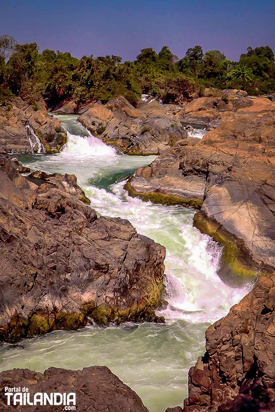 rápidos en 4000 islas de Laos