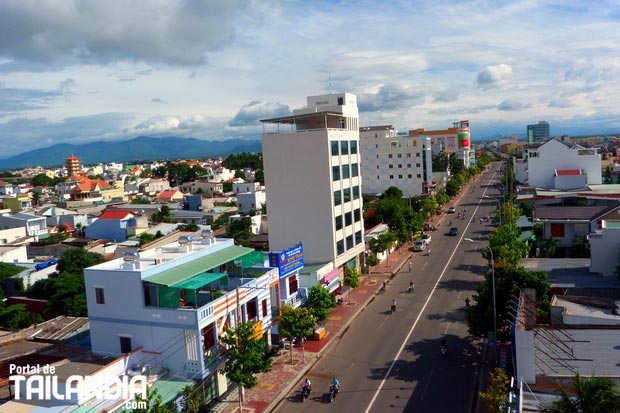 Ciudad de Phan Thiet sur de Vietnam
