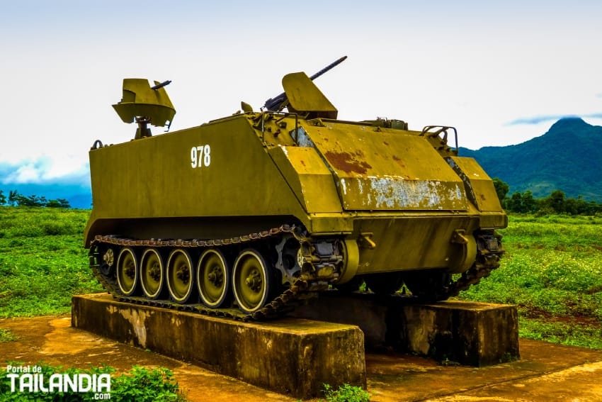 Tanqueta Museo guerra en Vietnam