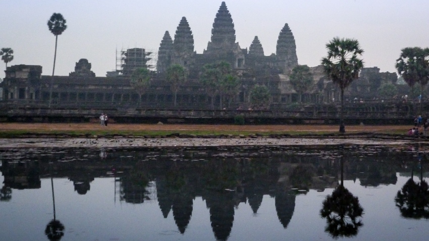 Contemplando templos de Angkor