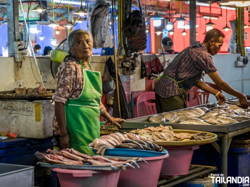 Mercados del noreste de Tailandia