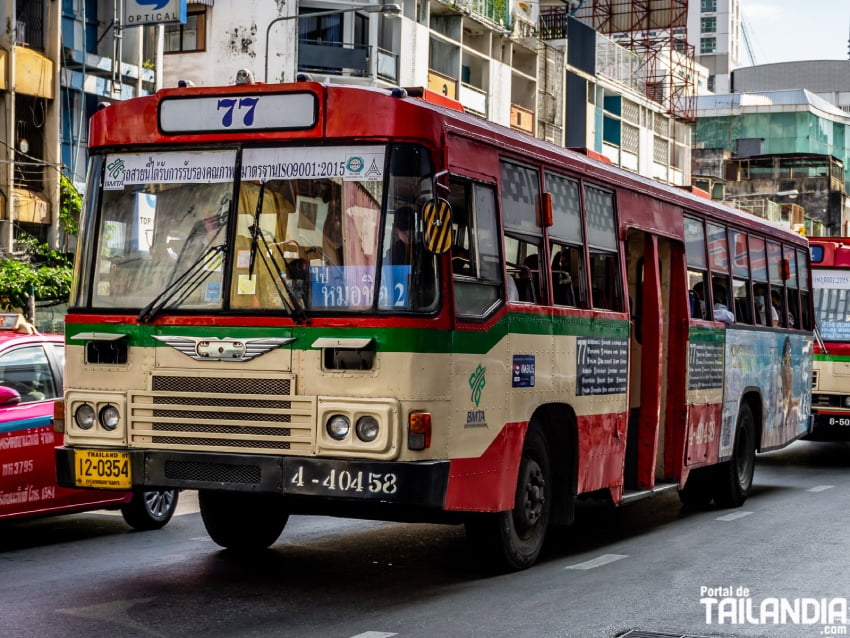 Como moverse por Bangkok en autobús