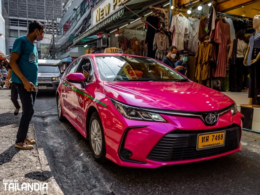 Como moverse por Bangkok en taxi