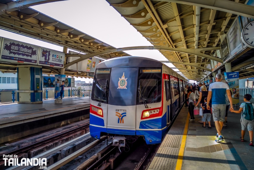 Mapa transporte público de Bangkok