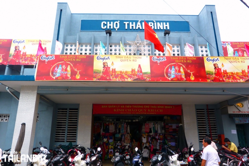 Mercado Thai Binh de Ho Chi Minh