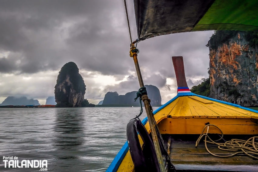 Viajar en barco por Tailandia