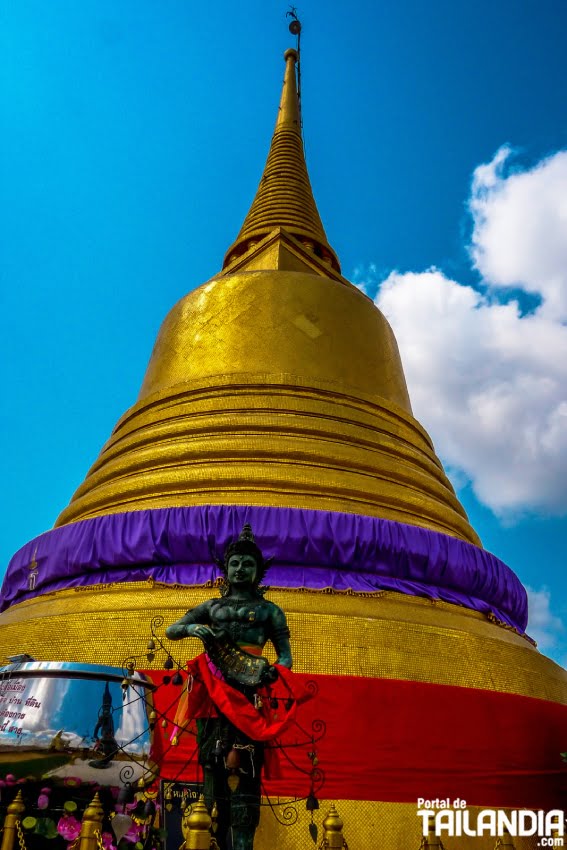 Cima Wat Saket, monte dorado de Bangkok