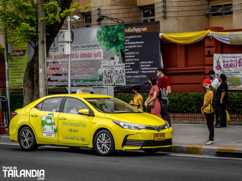 Como ir del Aeropuerto de Bangkok al centro en taxi