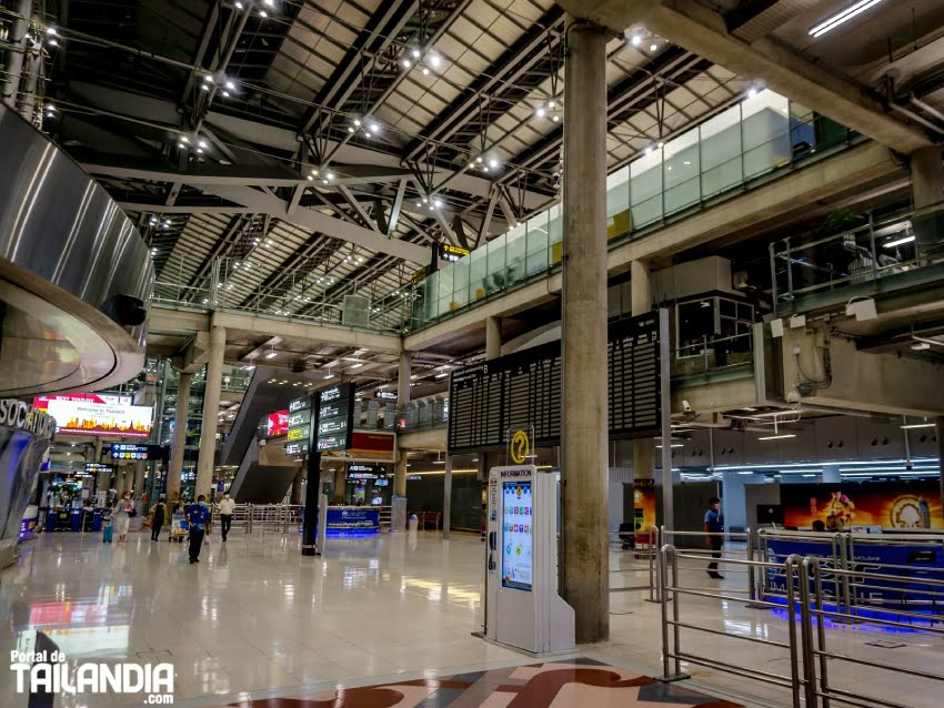 Llegadas al aeropuerto de Bangkok