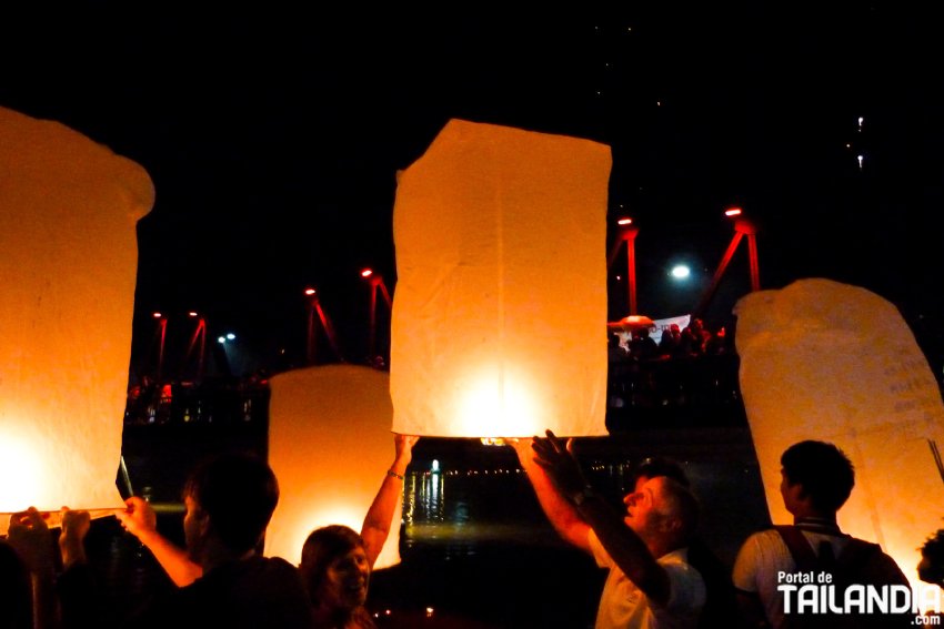 Loi Krathong en Tailandia