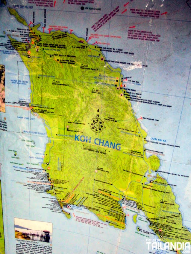 Mapa de Koh Chang