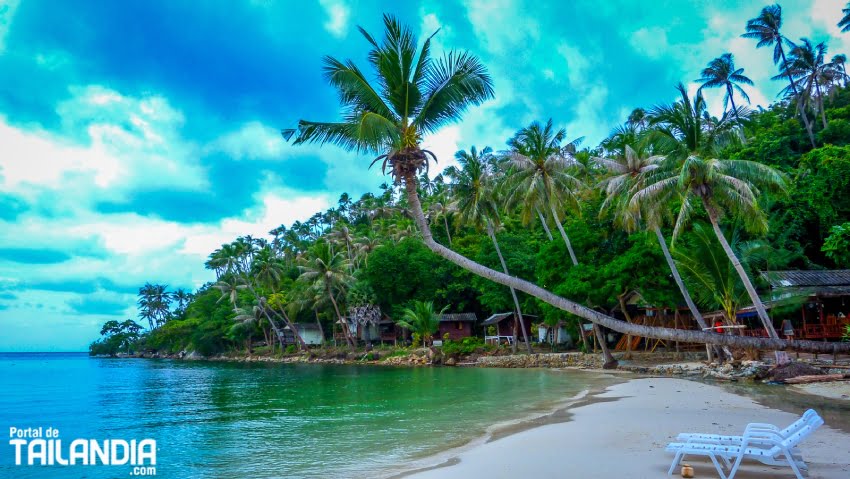 Playa de Koh Phangan en Tailandia