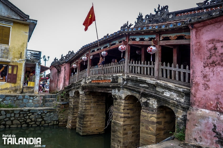 Puente japonés que ver en Hoi An