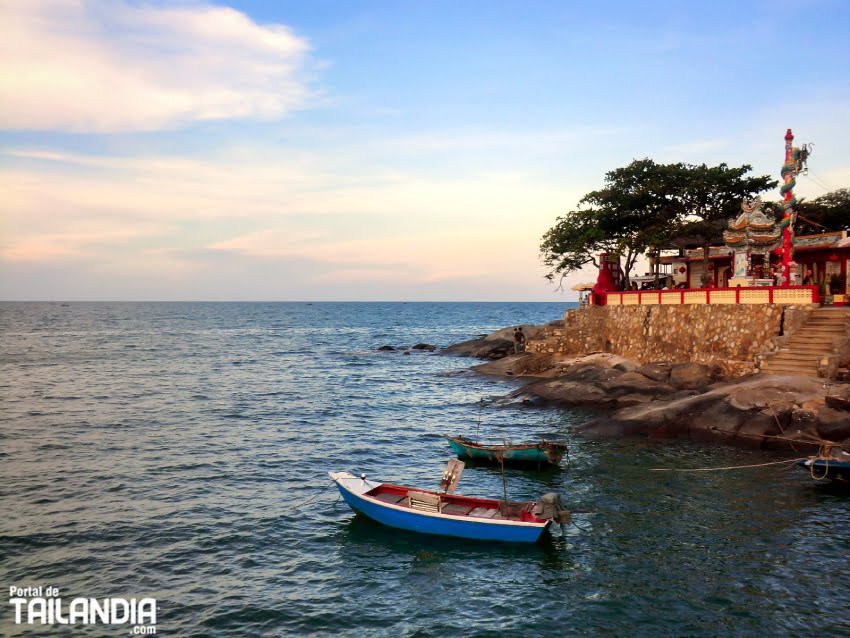 Puesta de sol en Hua Hin