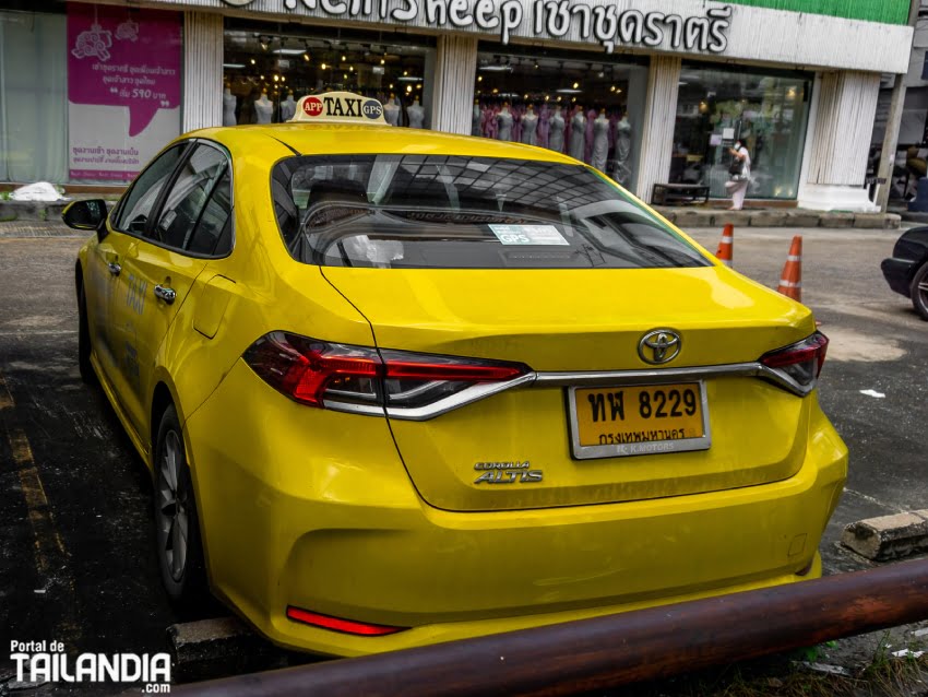 Taxis de Bangkok en Tailandia