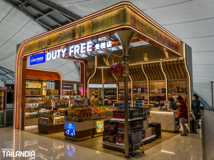 Tienda Duty Free en aeropuerto BKK