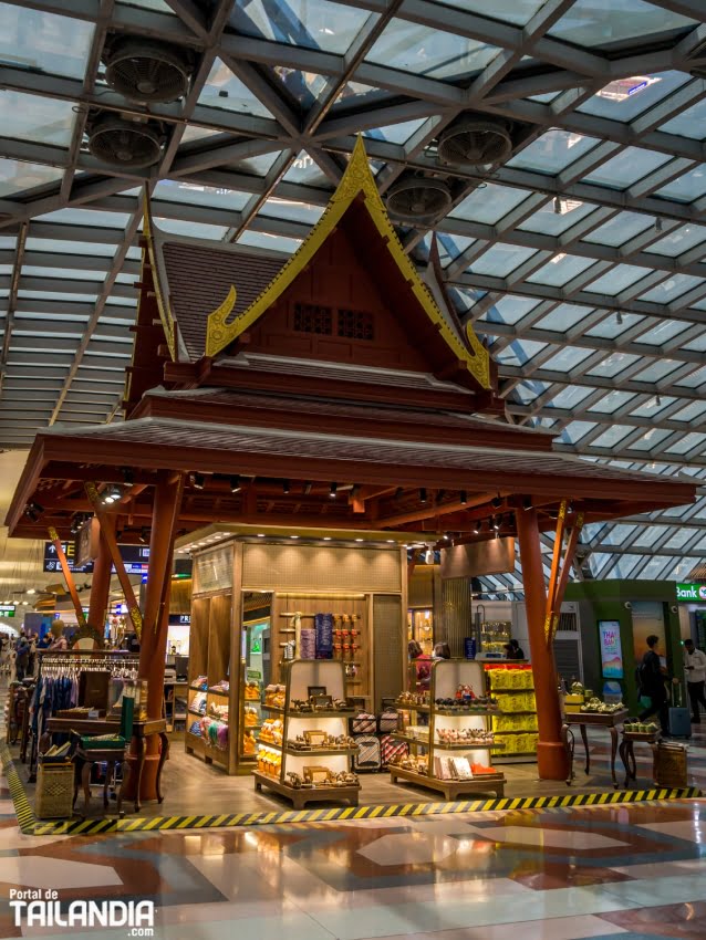 Tienda en aeropuerto de Bangkok