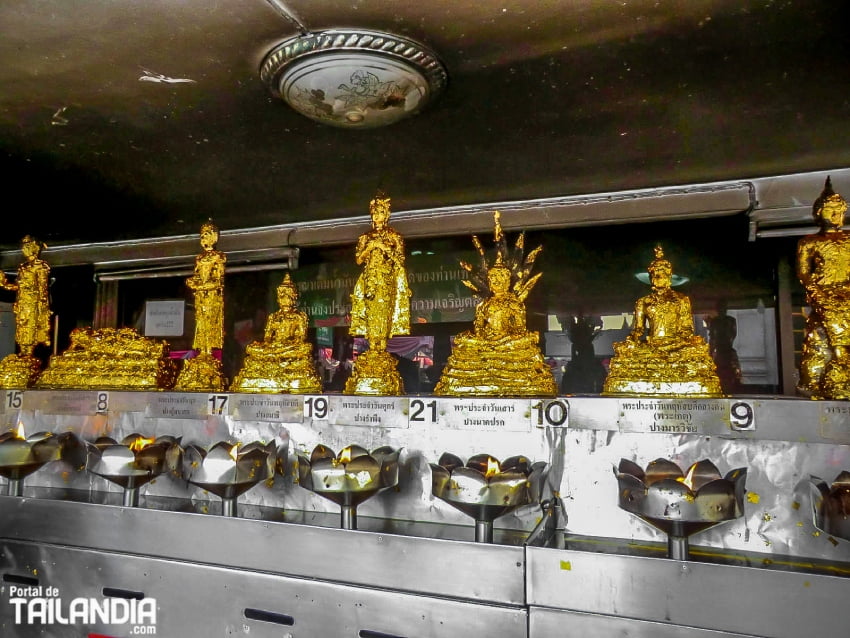 Budas en Lak Muang de Bangkok