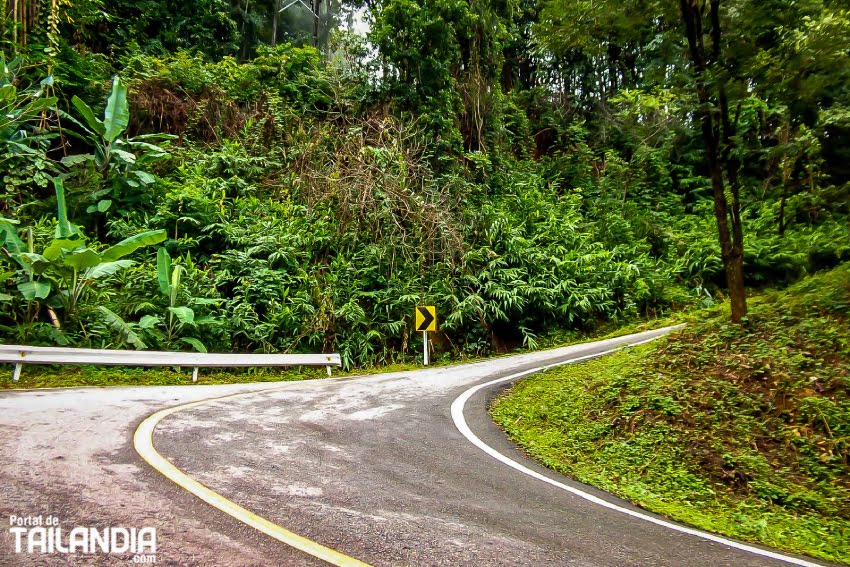 Carreteras en Mae Hong Son