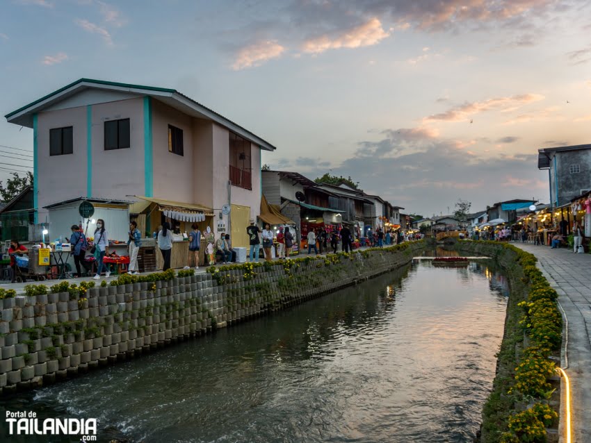 Conociendo el canal Mae Kha en Chiang Mai