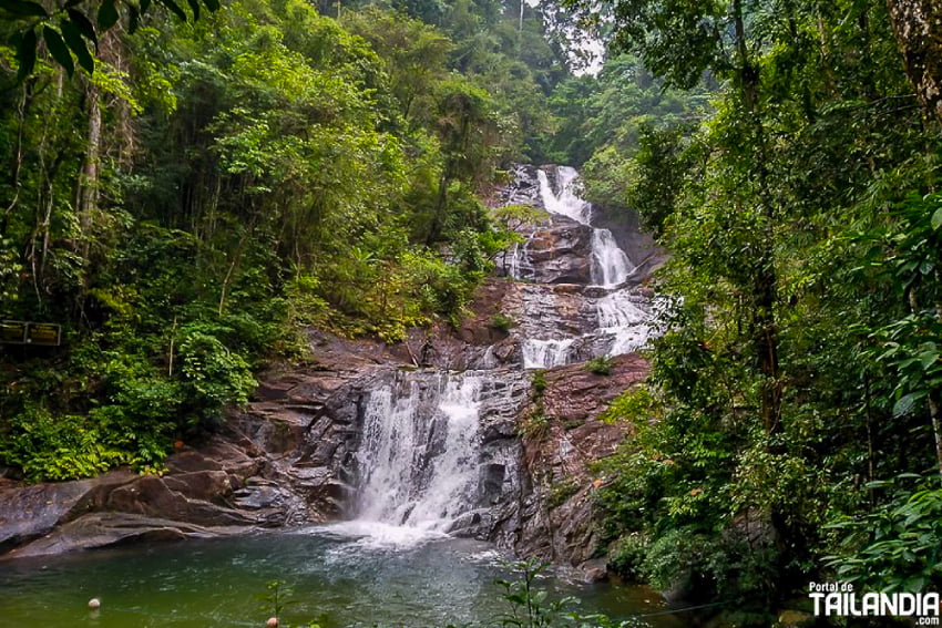 Descubriendo cascada de Lampi en Khao Lak