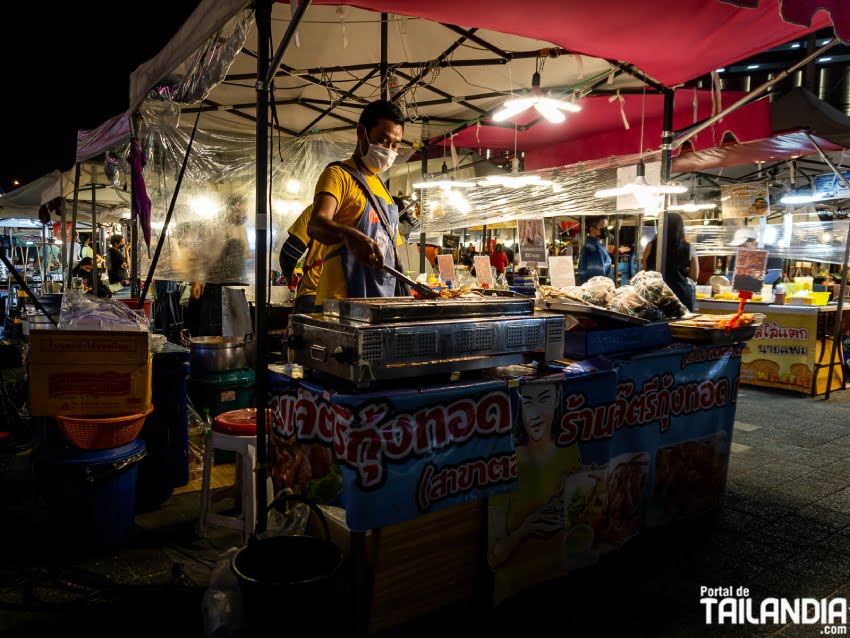 Donde comer en Bangkok comida callejera