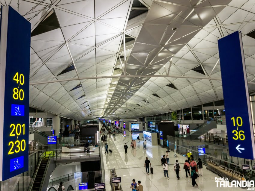 Embarque Aeropuerto internacional de Hong Kong