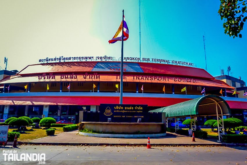 Estación de Autobuses de Mo Chit en Bangkok