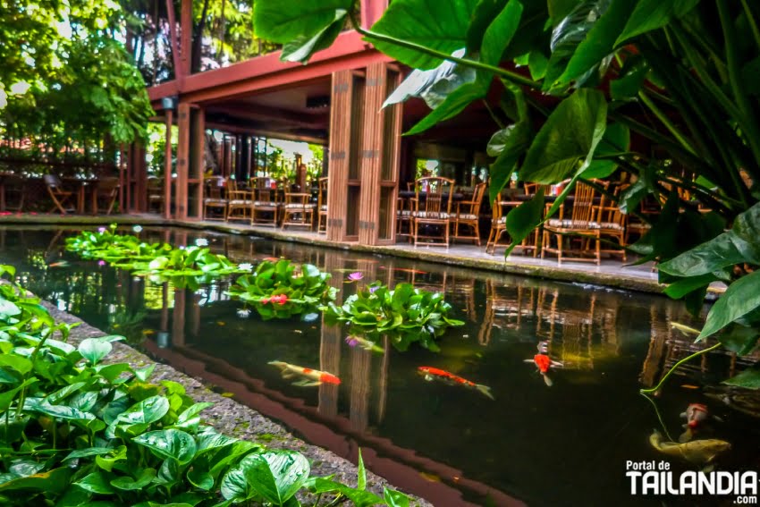 Jardín en Jim Thompson House