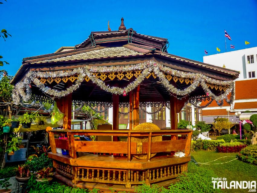 Recorriendo el Lak Muang de Bangkok