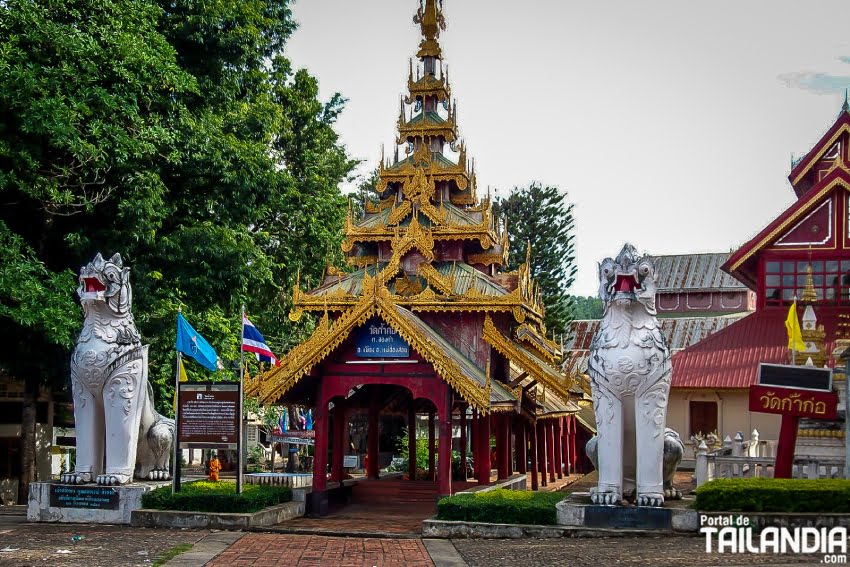 Templo Wat Kam Ko en Mae Hong Son