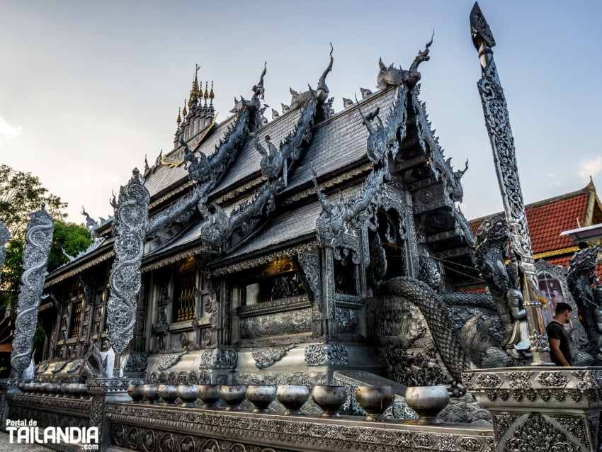 Templo de plata de Chiang Mai, el Wat Sri Suphan